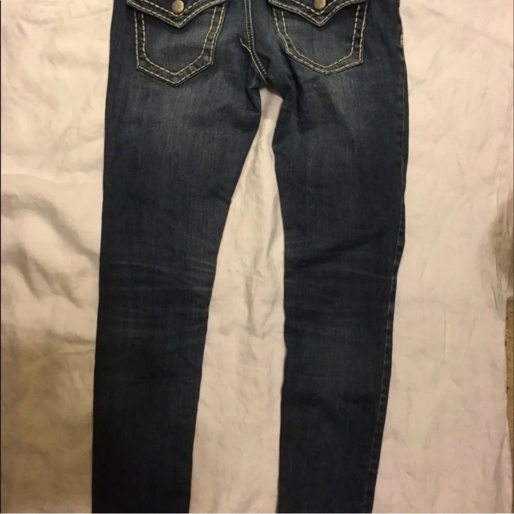 Paisley Sky Denim Skinny Jeans Size 2